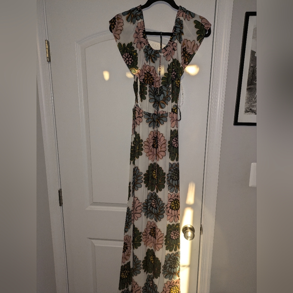 Loft floral maxi dress